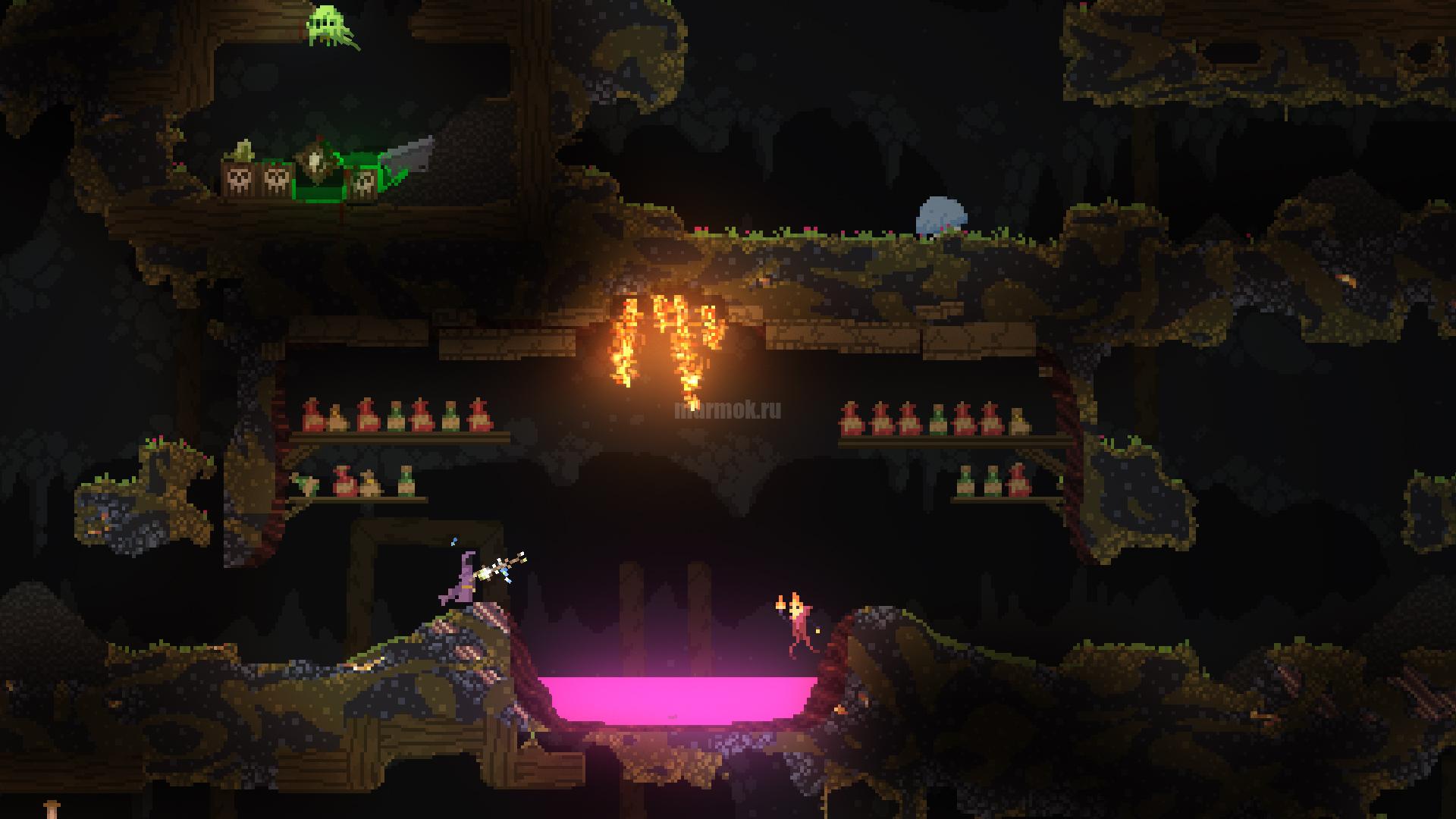 Скриншот из игры Noita