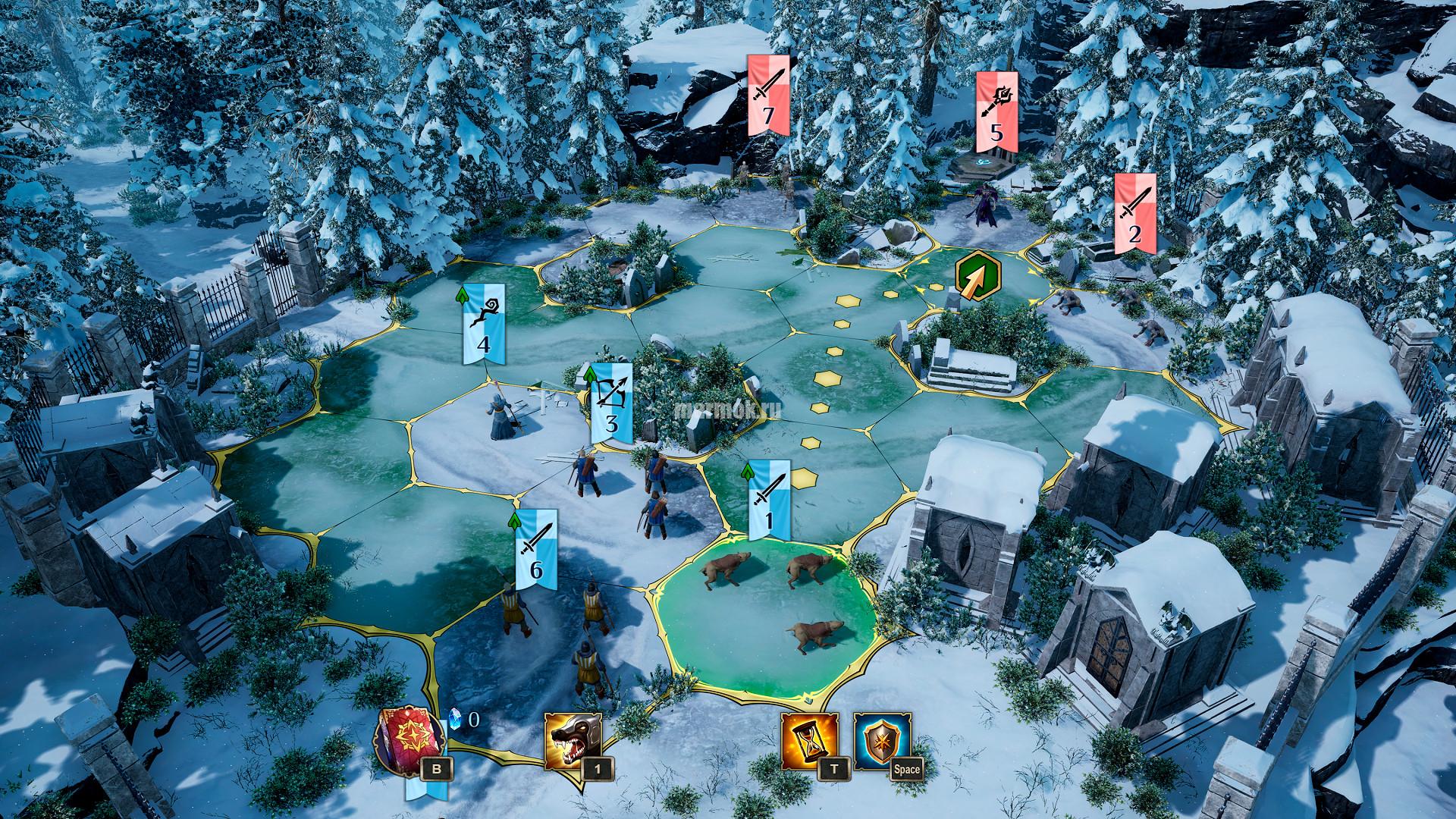 Скриншот из игры King's Bounty 2