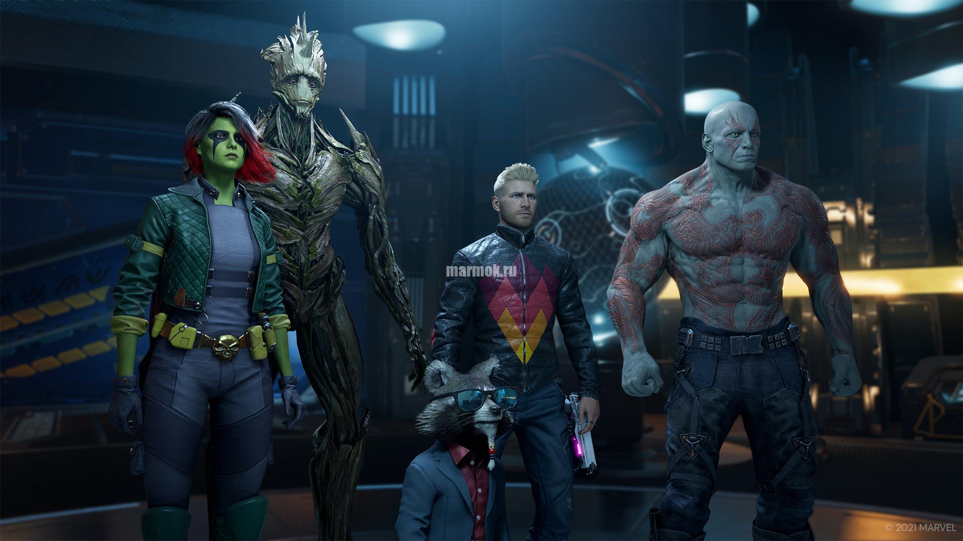 Скриншот из игры Marvel's Guardians of the Galaxy