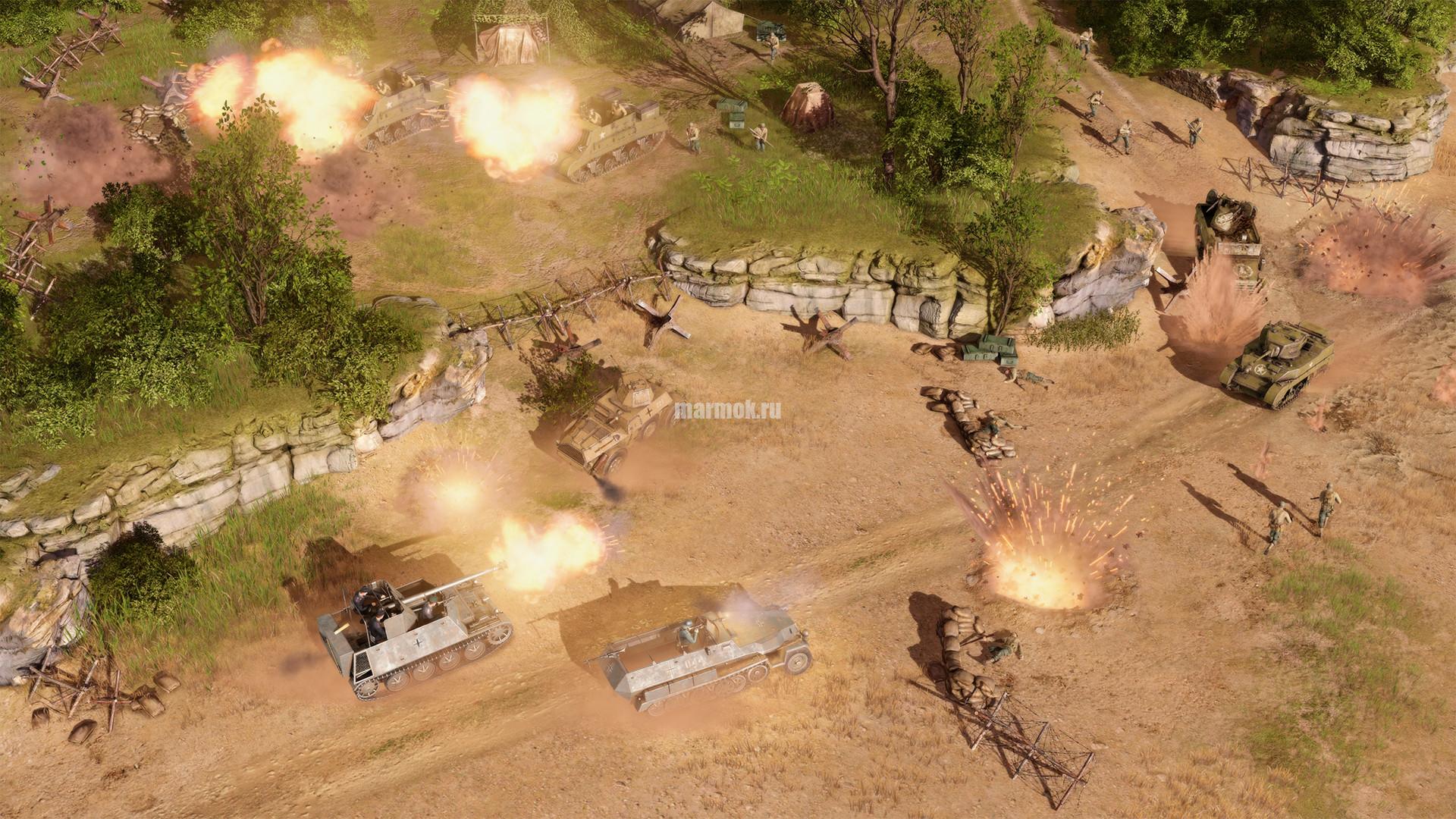 Скриншот из игры Men of War 2